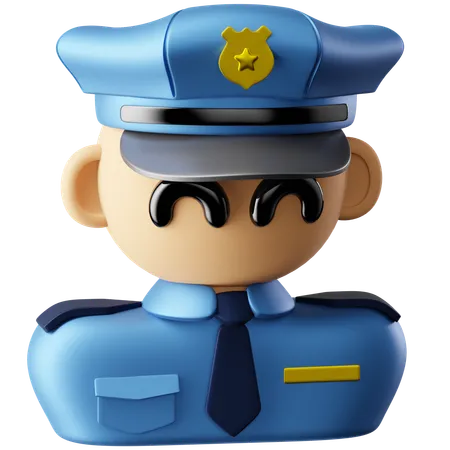 Policeman  3D Icon