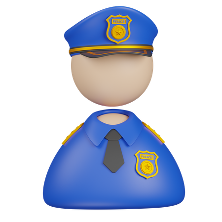 POLICEMAN  3D Icon