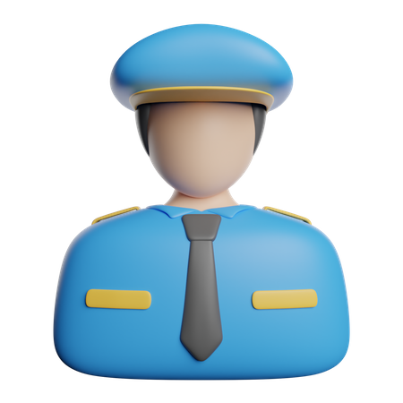 Policeman  3D Icon