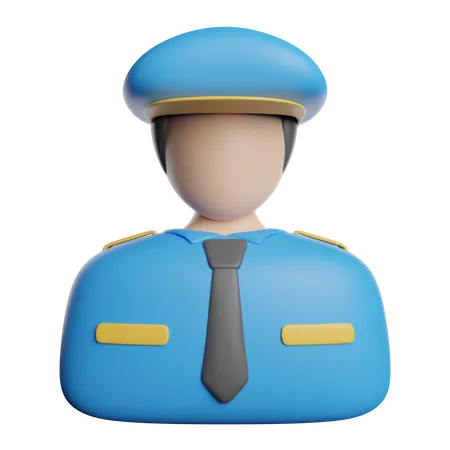 Policeman  3D Icon