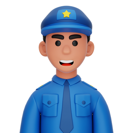 Policeman  3D Icon