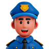 3d police emoji
