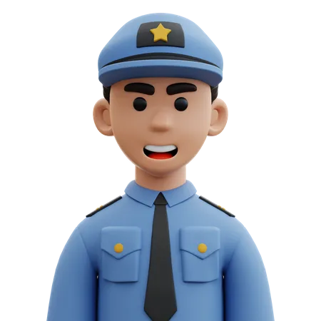 Policeman  3D Icon