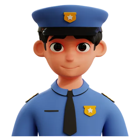 Policeman Avatar  3D Icon