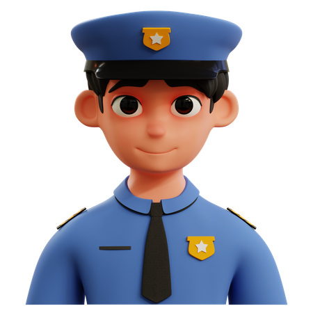 Policeman Avatar  3D Icon