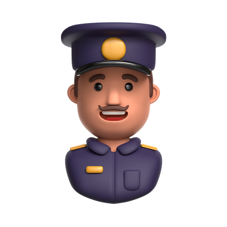 Policemen 3D Illustration