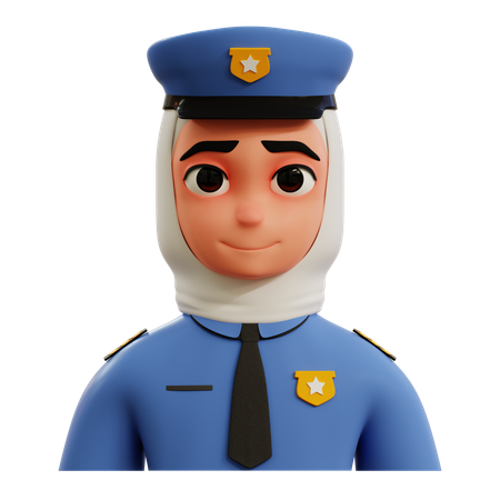 Policewoman  3D Icon