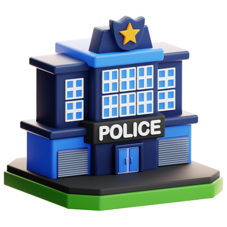 Policía  3D Icon