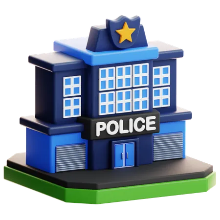 Policía  3D Icon