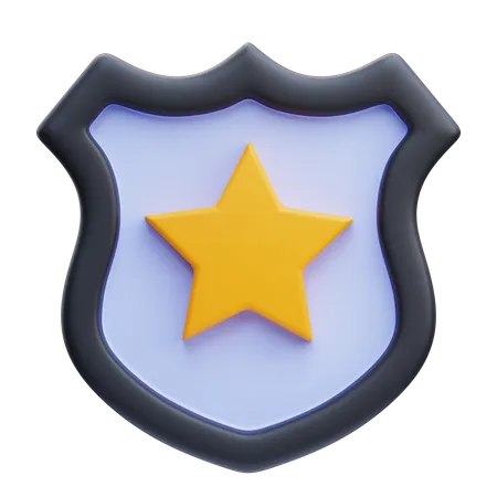 Polícia  3D Icon