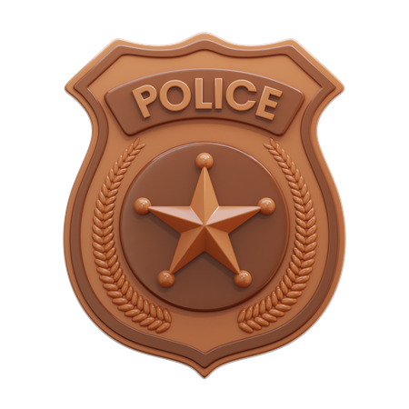 Polícia  3D Icon