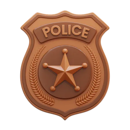 Polícia  3D Icon