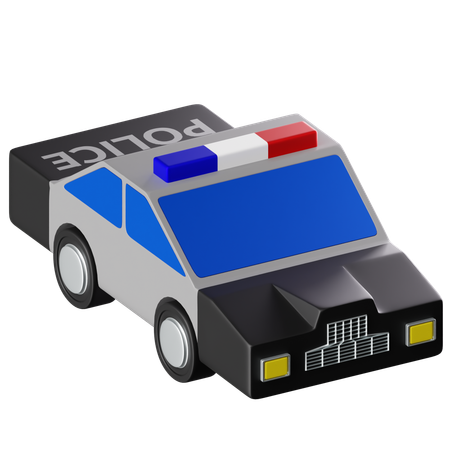 Polícia  3D Icon