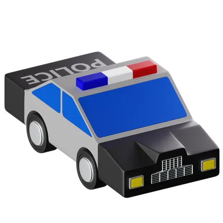 Polícia  3D Icon