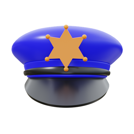 Polícia  3D Icon