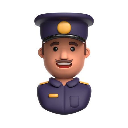Policiais  3D Icon