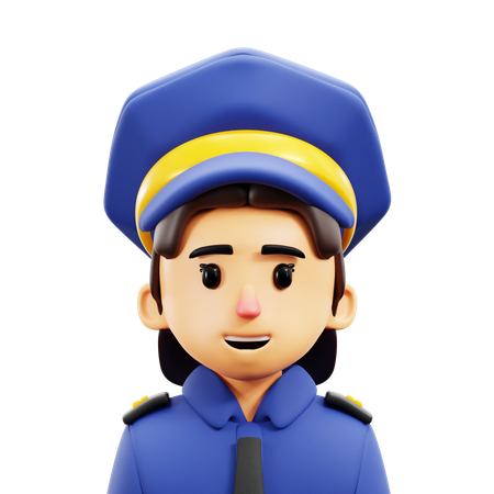 Policial  3D Icon