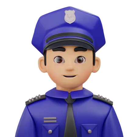 Officier de police  3D Icon