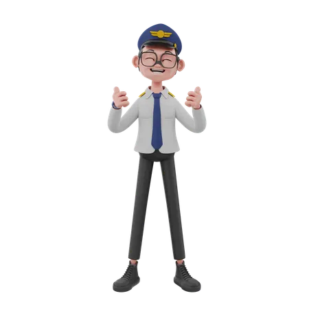 Officier de police  3D Illustration