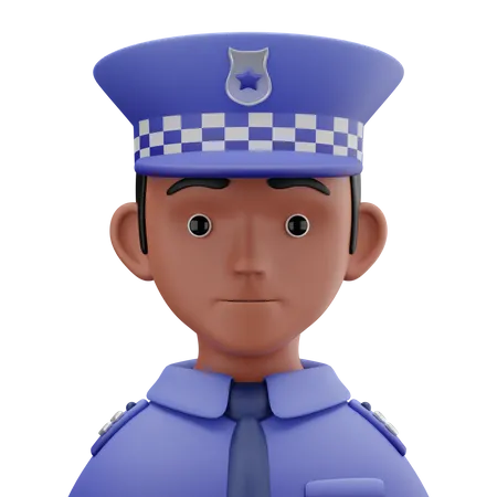 Policier  3D Icon