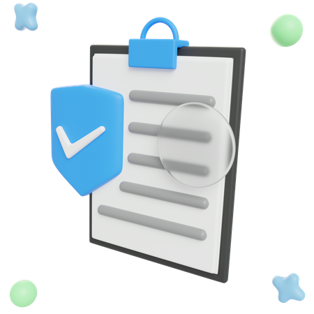 Policy  3D Icon