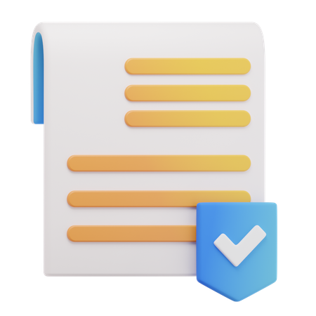 Policy Paper  3D Icon