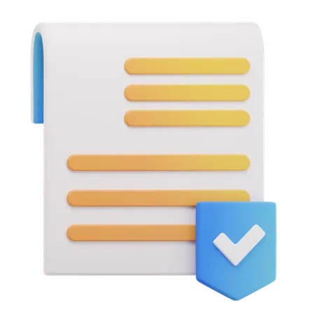 Policy Paper  3D Icon