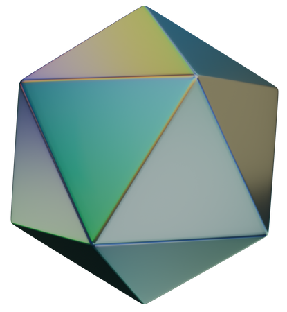 Polígono  3D Icon