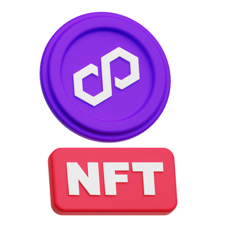 Polígono nft  3D Icon