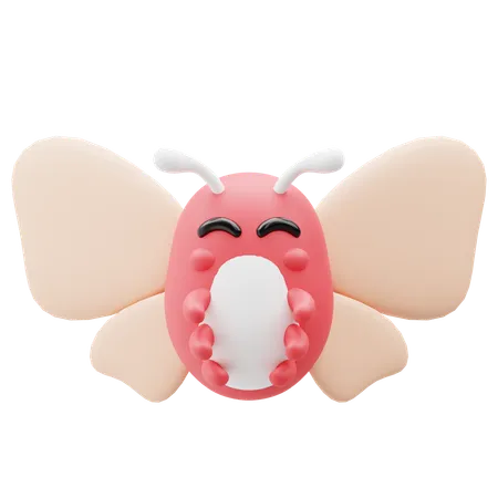 Polilla  3D Icon