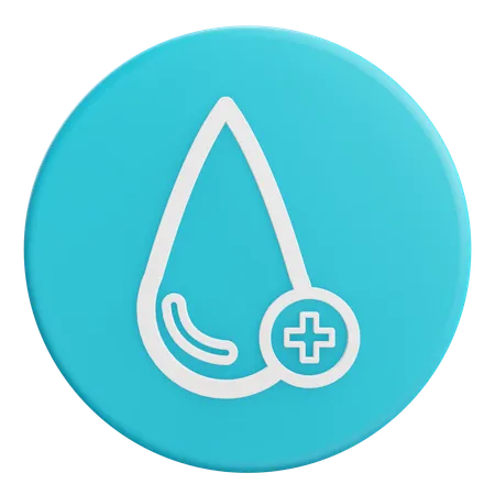 Polio drop  3D Icon