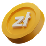 polish zloty gold coin 3d logo