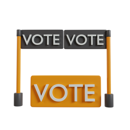 Political Candidate  3D Icon