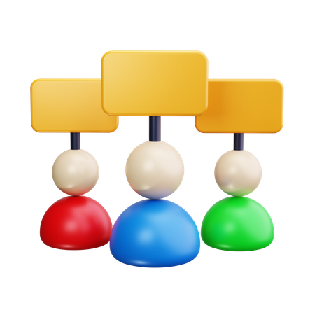 Political Demonstration  3D Icon