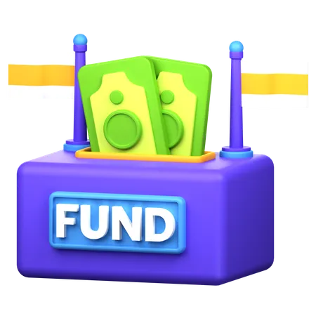 Political Fundraising 3 D Icon Illustration 3D Icon