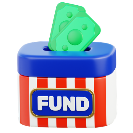 Political Fundraising Box  3D Icon