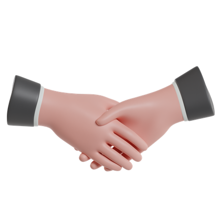 Political Handshake  3D Icon