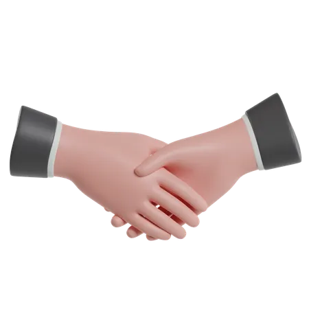 Political Handshake  3D Icon