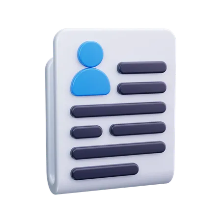 Political Newspaper  3D Icon