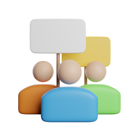 Political People  3D Icon