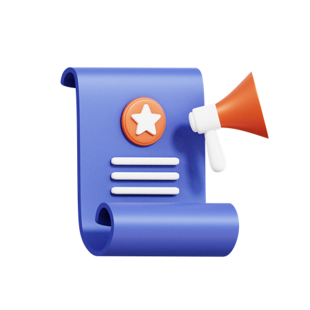 Political Statement  3D Icon