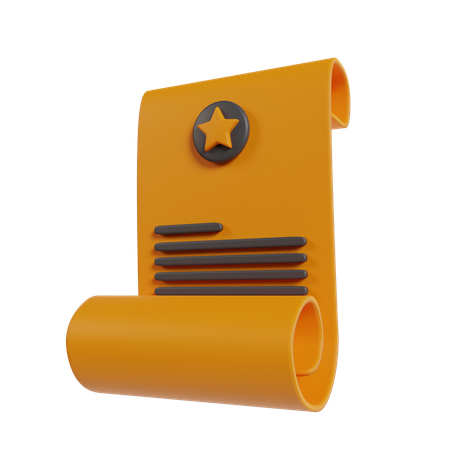 Politician Ticket  3D Icon