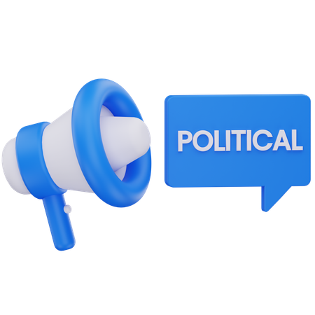 Politische Aussage  3D Icon