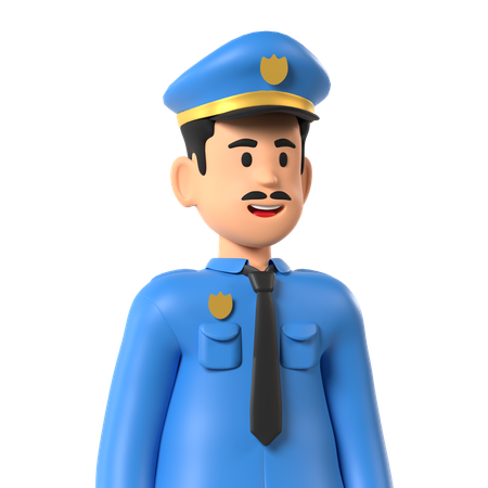 Polizei  3D Icon