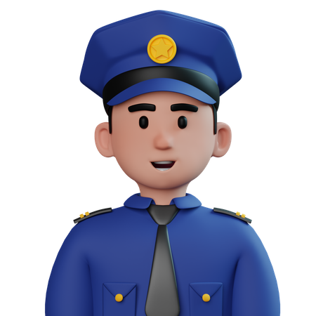 Polizei  3D Icon