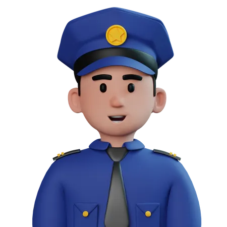 Polizei  3D Icon