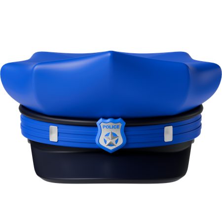 Polizeimütze  3D Icon