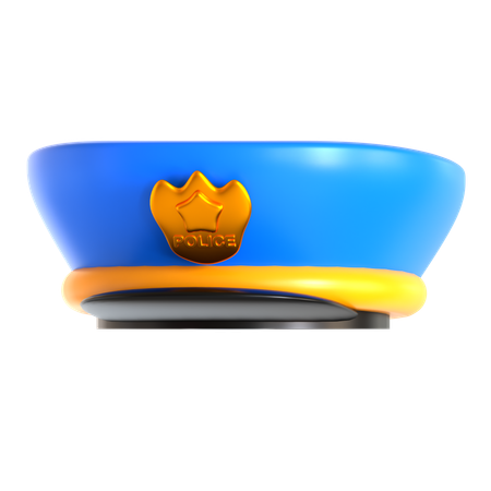 Polizeimütze  3D Icon