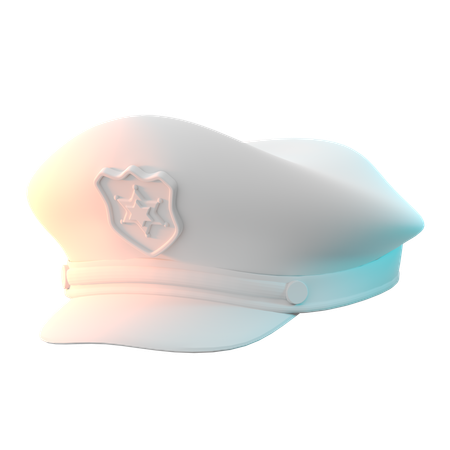 Polizeimütze  3D Icon