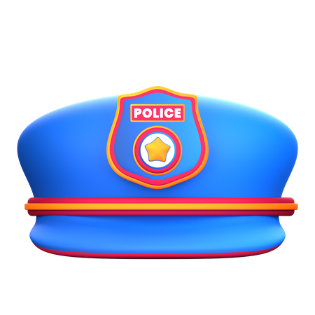 Polizeimütze  3D Icon